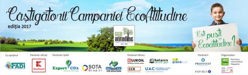 Campania EcoAtitudine(2010 – 2020) Cel mai important proiect de conștientizare din România își anunță câștigătorii pentru anul 2017